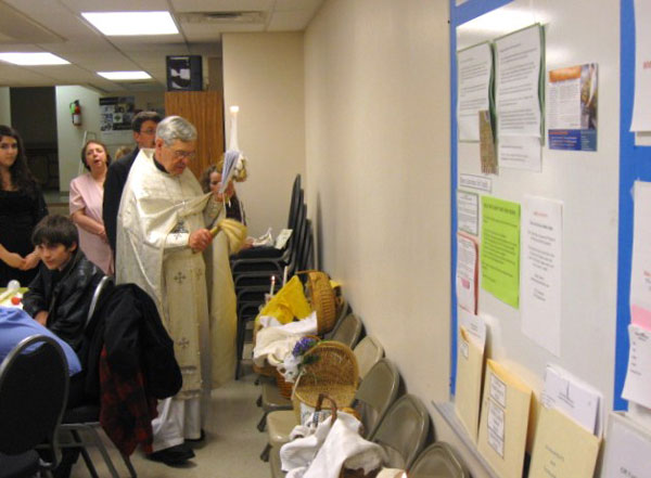 Scene from Holy Week - Pascha Services.