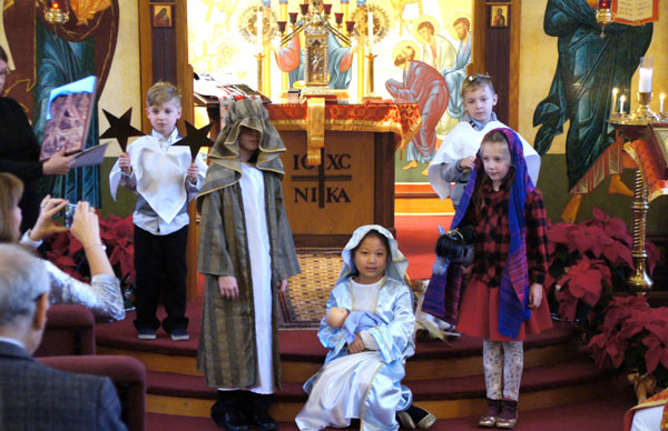 Scene from Christmas Pageant.