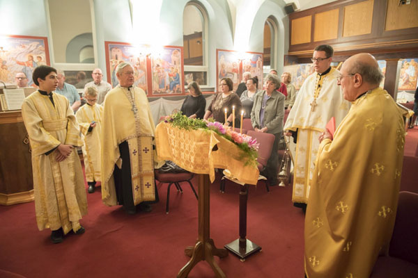 Scene from St. Luke Parish Celebrates Feast Day.