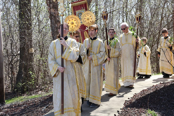 Scene from Palm
Sunday.