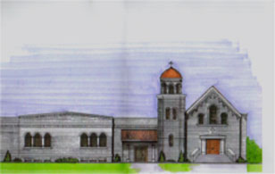 Artist's rendering of new building