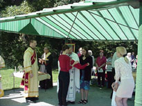 Liturgy was held at Fairmount Willow Hills Cemetery.