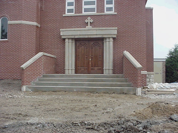 New stairs have been poured