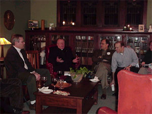 Group discusses project