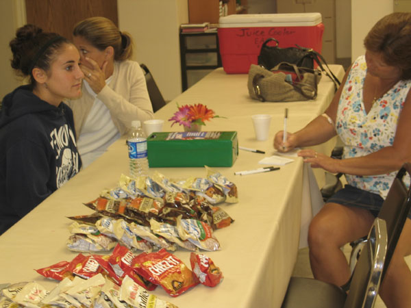 Scene from St. Lukes Hosts Annual Blood Drive.