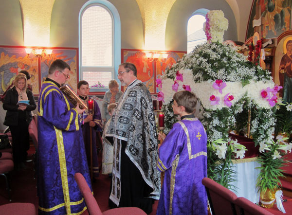 Scene from Holy Week - Friday Afternoon Procession With The Burial Shroud.