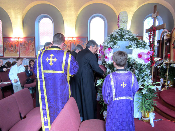 Scene From Procession with the Burial Shroud.