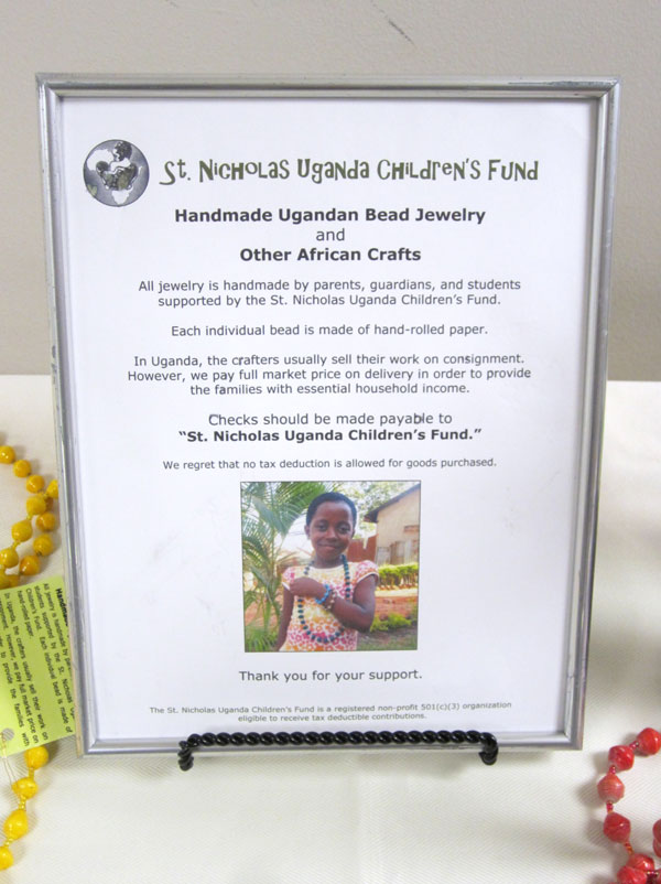 Scene from St. Nicholas Uganda Children's Fund