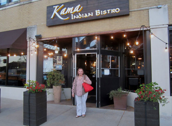 Scene from Food For The Christian Soul Visits Kama Indian Bistro