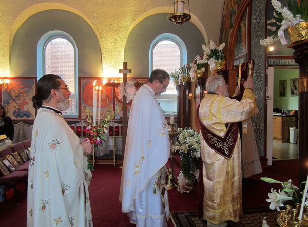 Scene from Agape Vespers And Egg Hunt.