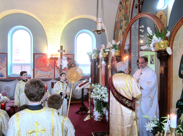 Scene from Agape Vespers And Egg Hunt.