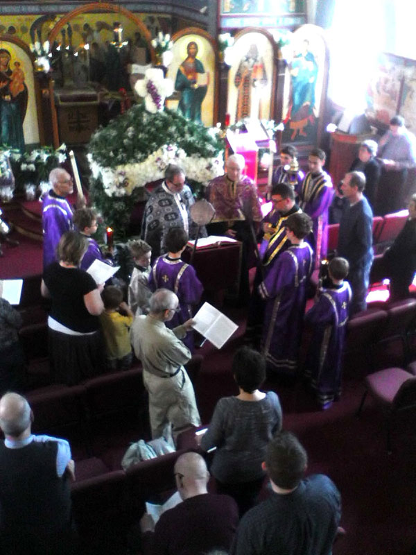 Scene from Holy Week - Friday Afternoon Procession With The Burial Shroud.