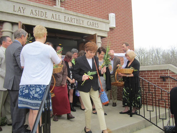 Scene from Palm Sunday.