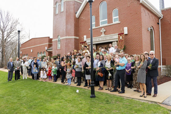 Scene from Palm Sunday.