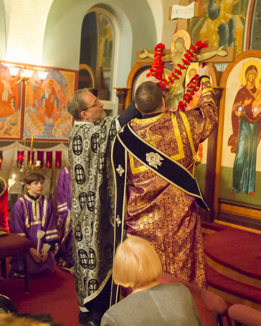 Scene from Holy Week - Reading Of The Passion Gospels.