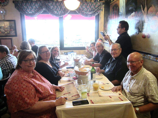 Scene from Food For The Christian Soul Visits Emilio's Tapas.