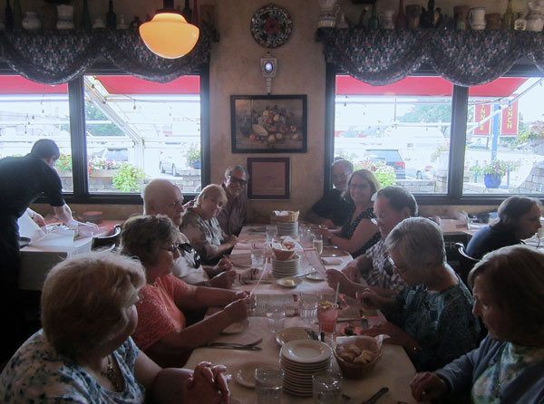 Scene from Food For The Christian Soul Visits Emilio's Tapas.