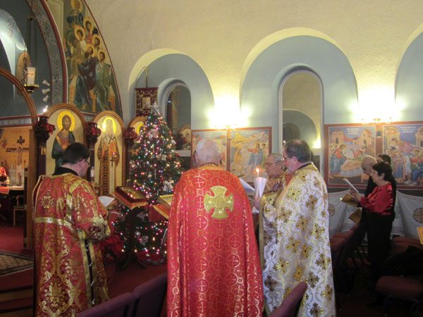 Scene from Christmas Eve Dinner and Vigil.