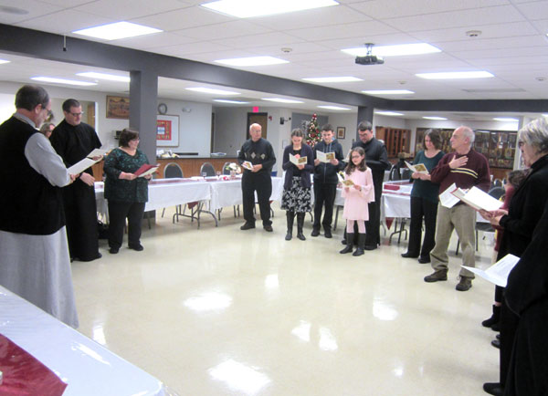 Scene from Christmas Eve Dinner and Vigil.
