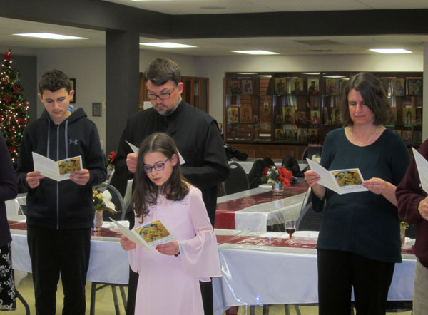Scene from Christmas Eve Dinner and Vigil.