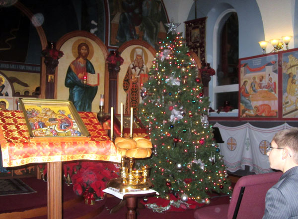 Scene from Christmas Eve Dinner and Vigil.