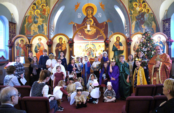 Scene from Christmas Pageant.