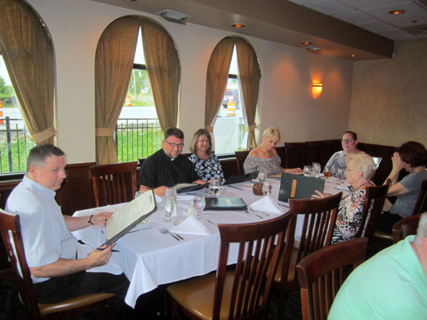 Scene from Food For The Christian Soul Visits Bonfire Steak House.