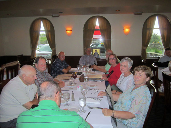 Scene from Food For The Christian Soul Visits Bonfire Steak House.