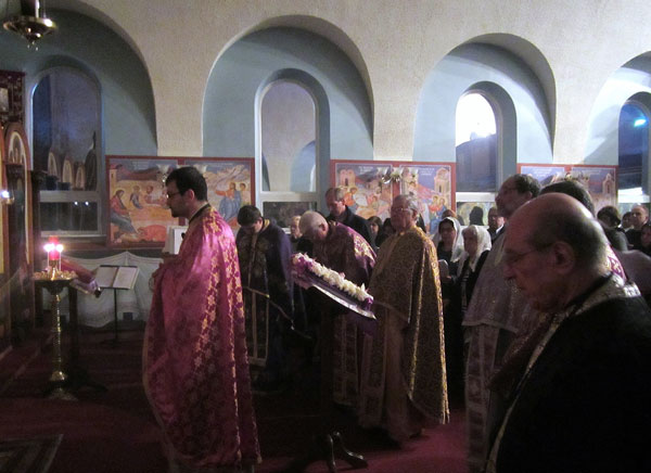 Scene from Pan-orthodox Presanctified Liturgy Held At St. Lukes.