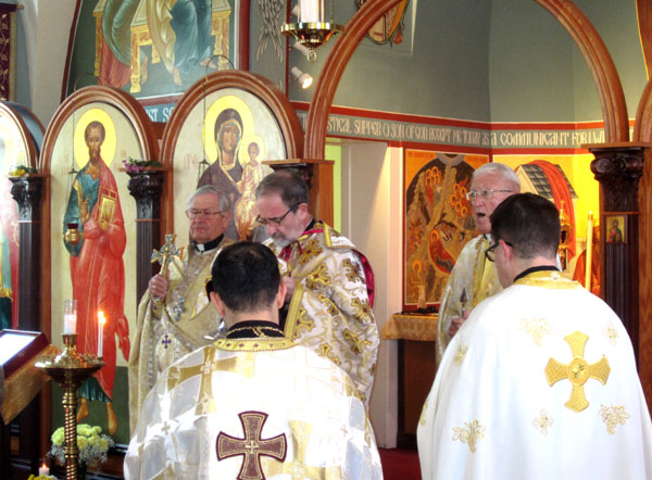 Scene from St. Luke Parish Celebrates Feast Day.