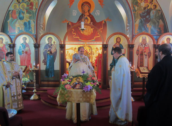 Scene from St. Luke Parish Celebrates Feast Day.