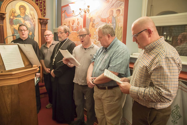 Scene from St. Luke Parish Celebrates Feast Day.