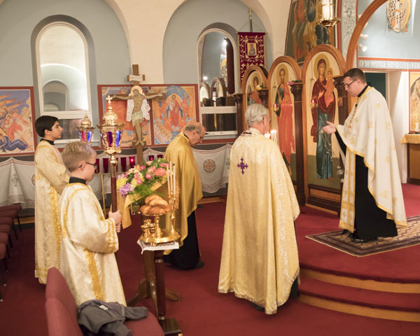 Scene from St. Luke Parish Celebrates Feast Day.