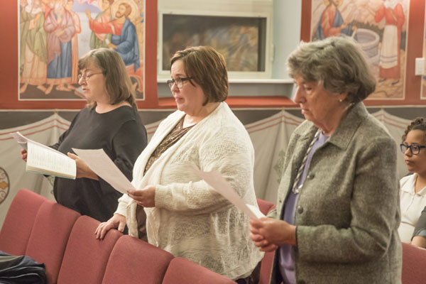 Scene from St. Luke Parish Celebrates Feast Day.