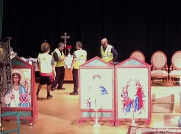 Scene from 125th Anniversary Of Orthodoxy In Chicago.