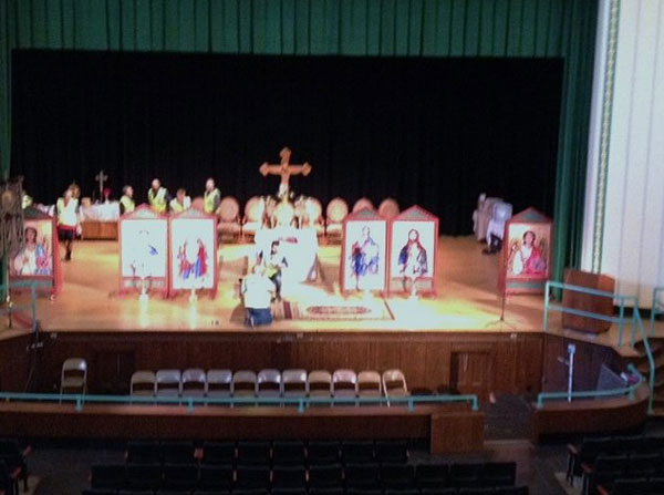 Scene from 125th Anniversary Of Orthodoxy In Chicago.