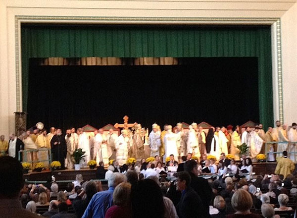 Scene from 125th Anniversary Of Orthodoxy In Chicago.