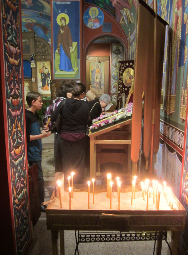 Scene from Monastery Visitation.