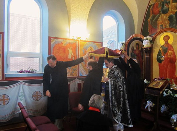 Scene From Procession with the Burial Shroud.