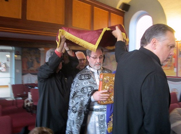 Scene From Procession with the Burial Shroud.