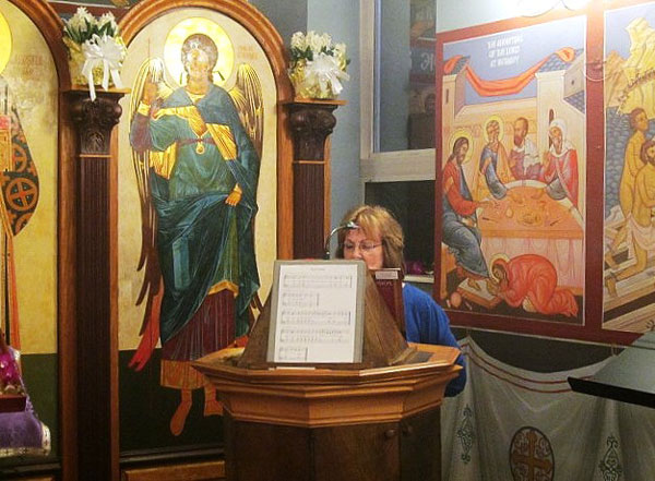 Vigil at the tomb.