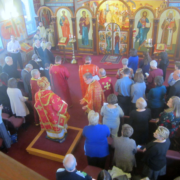 Scene from Ordination Of Father John Segvich.