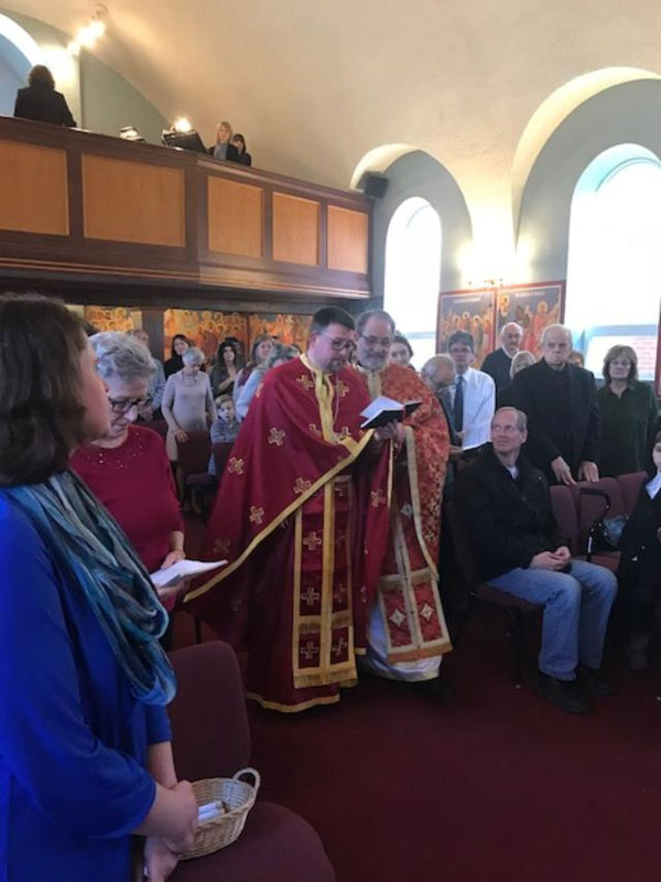 Scene from Ordination Of Father John Segvich.