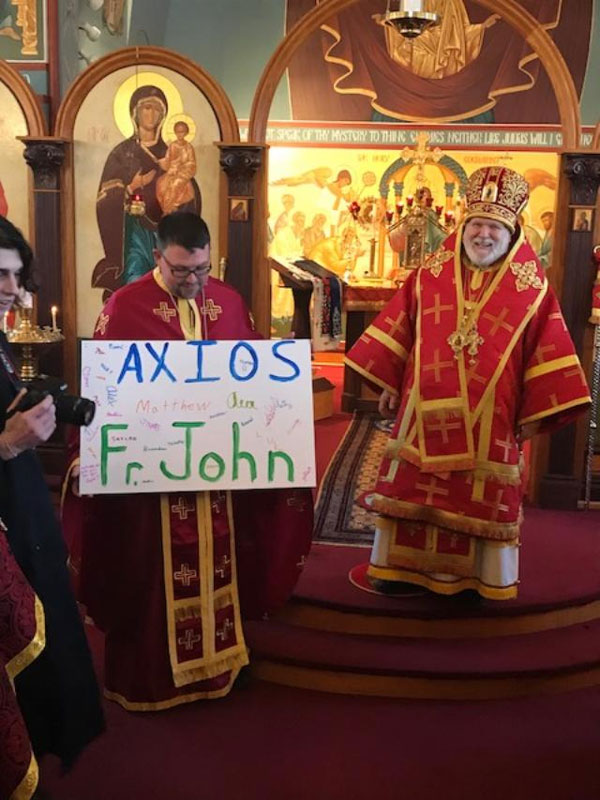 Scene from Ordination Of Father John Segvich.