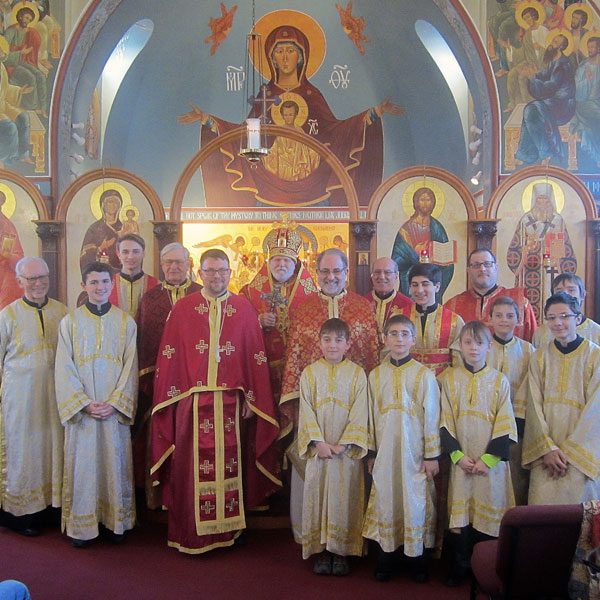 Scene from Ordination Of Father John Segvich.