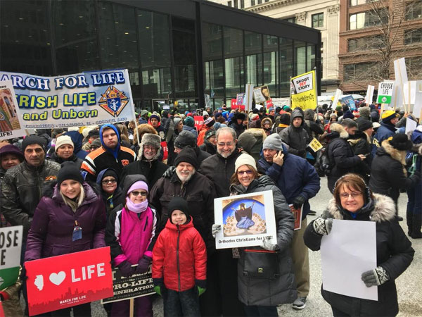 Scene from March For Life.