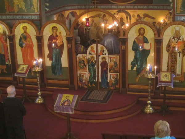 Scene from Presanctified Liturgy At St. Luke Orthodox Church