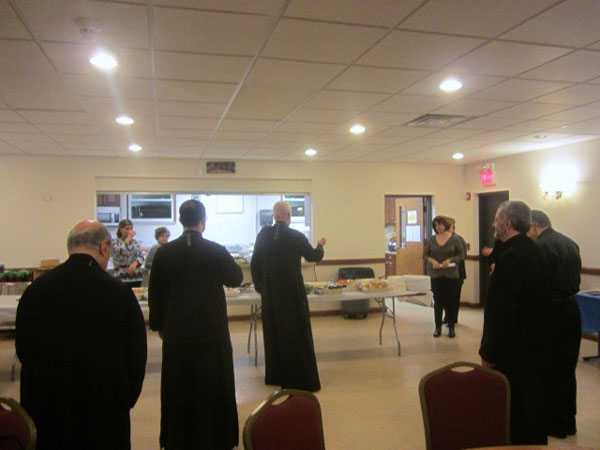 Scene from Presanctified Liturgy At St. Mary Orthodox Church - Palos Heights.