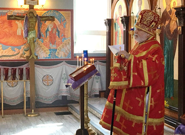 Scene from Bishop 
Paul, Ordination, And Sunday Of The Cross.