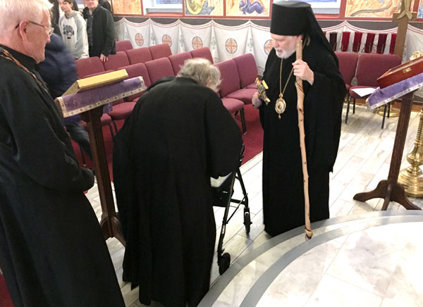 Scene from Bishop 
Paul, Ordination, And Sunday Of The Cross.